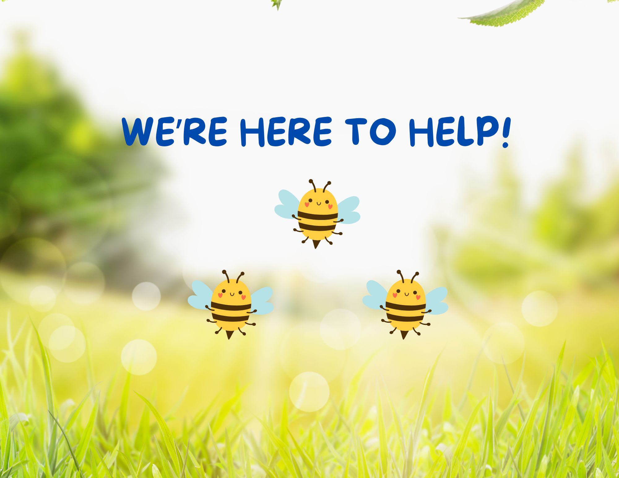 here to help flier